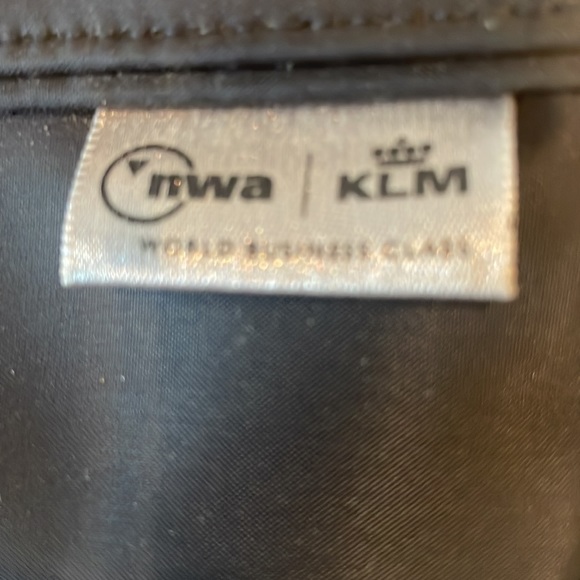 NWA KLM world business class toiletry bag airline shaving Dop Doppler amenity - Picture 4 of 4